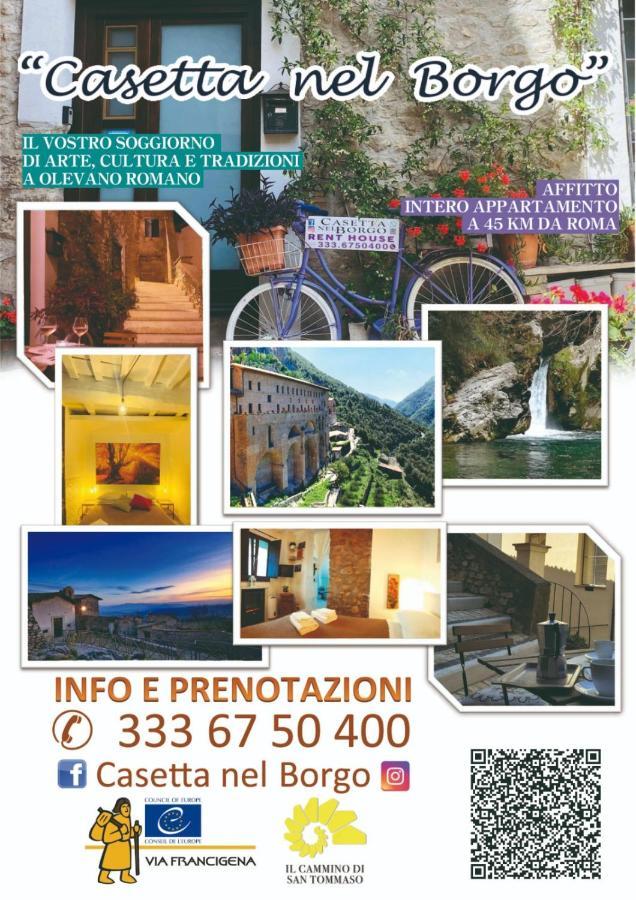 Casetta Nel Borgo Olevano Romano Exteriör bild
